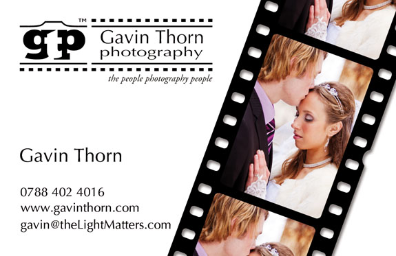 Wedding Photography Business Card - Front